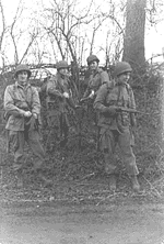 101st radio team on exercise near Ramsbury. (J. Reeder)